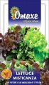 6 Types Of Lettuce Seeds Mixed 120 Plus Seeds (Lettuce Imported Mix (Misticanza) Exotic Seeds). 