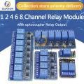 5V 12V1 2 4 6 8 Channel Relay Module With Optocoupler Relay Output 1 2 4 6 8 Way Relay Module For Arduino In stock. 