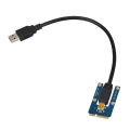 FORIDE USB 3.0 Mini PCI-E to PCIe PCI Express 1X to 16X Extender Riser Card Adapter Extension Cable for Mining. 