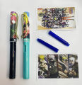 Premium Quality Naruto Anime Akatsuki Member Erasable Magic Bullet Ink Pen Set (2pc) - Erasable Ink Pen |. 