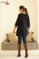 Aamayra Fashion House Black Coloured Short Kurti For Women. 