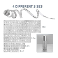 Rhinestone Ribbon,4 Rolls of Self-Adhesive Rhinestone Strips, Diamond Sparkle Crystal Rhinestone Tape for Crafts Art Car Easy to Use. 