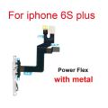 Power Flex Cable For iPhone 5G 5C 5S SE 6 6s 7 8 Plus 7G 8G 6G Mute & Volume Button Switch Key Power Flex Cable With Metal Parts. 