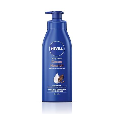 NIVEA Cocoa Nourish Body Lotion with Deep Moisture Serum| 48 H Moisturization - 400ml