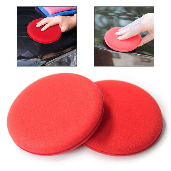 Home Garage 4.1Inch 10.5cm 4 Inch Pads Car Waxing Sponge High-Quality ...