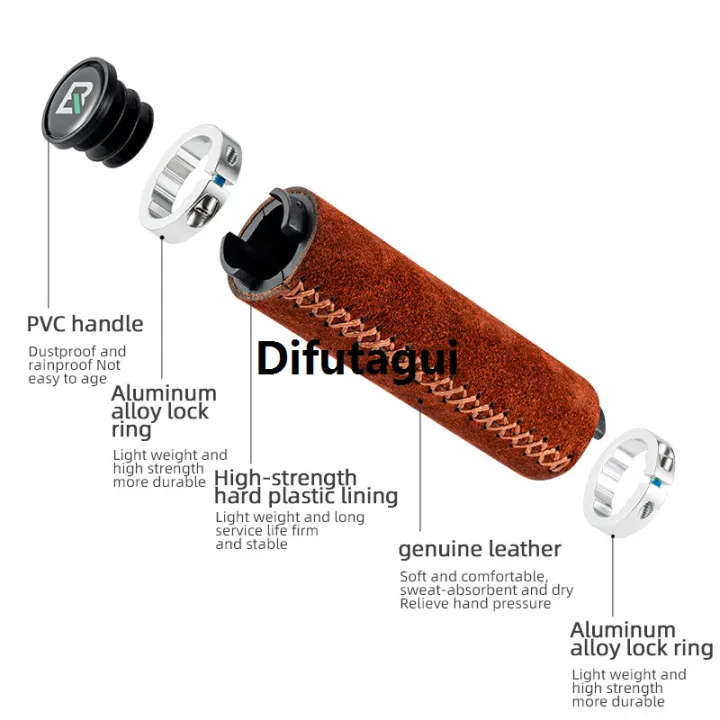 Difutagui%20ROCKBROS%20Bicycle%20Grips%20MTB%20Handlebar%20Grips%20Non-Slip%20Mountain%20Bargain%20price%20Bike%20Handle%20Leather%20Comfortable%20Soft%20Double%20-%20Image%203