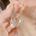 【2025 Version】 Gift festival, date fit water drop ladies 2 pieces fashion opal design earrings jewelry accessories party,. 