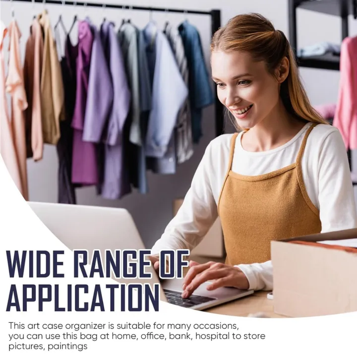 FORIDE%203%20Pack%20Large%20Poster%20Storage%20Bag%20Bulletin%20Board%20Holder%20Art%20PVC%20Folder%20with%20Pocket%20Transparent%20Art%20Portfolio%20Organizer%20-%20Image%206