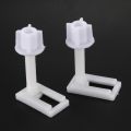 NAMUNY 2pcs DIY Plastic Toilet Seat Screws Fixings Fit Toilet Seats Hinges Repair Tools Type&Size:5# 4.4X2.4Cm. 
