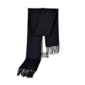 Plain Black Scarf Winter Woolen Scarf For Unisex Maflur By Bajrang. 