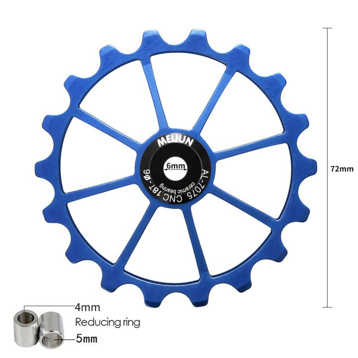JAERBEE%20MEIJUN%202X%2018T%20Bicycle%20Rear%20Derailleur%20Wheel%20Ceramic%20Bearing%20Pulley%20Road%20Bike%20Guide%20Roller%20Idler%204mm%205mm%206mm(Black)%20-%20Image%204
