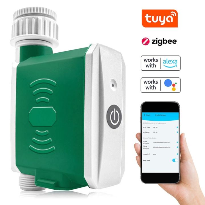 Tuya ZigBee Watering Timer Drip Automatic Irrigation Controller Garden ...