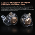 Sutuiying KZ EDX PRO X Wired Earphones HIFI Stereo Bass Music Earbuds 2025 New In Ear Sport Headphones Noise Cancelling Gaming Headset. 