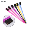 DISICHEN Fashion Beauty Double Side Edge Hair Comb Control Hair Brush For Hair Styling Salon Professional Accessories Hair Brush Random Color. 