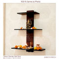 Best Quality Formica Laminated 3 Layer Wooden Wall Rack Shelf - Classic 3 Tier Rack for Home Decor and Wall Decor - by Samaya Panchi. 
