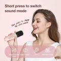 Multifunction Portable Mini Bluetooth Speaker Stereo Surround Karaoke Machine Wireless Dual Microphones K Song Subwoofer 3DStereo Amplifier Family. 