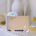 KOJA 300ml Cute Space Bear Rainbow Colorful Air Humidifier Aromatherapy Humidifiers Mini Night Light. 