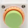 Green Color Comix Pencil Sharpener. 