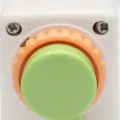 Green Color Comix Pencil Sharpener. 