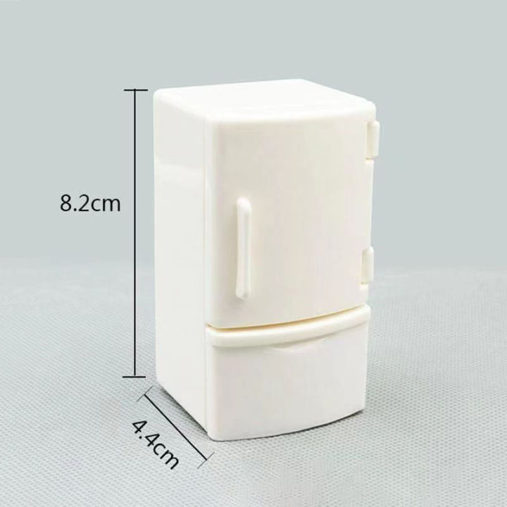 1/12%20Mini%20Dollhouse%20White%20Refrigerator%20With%20Food%20Set%20Kitchen%20Toys%20Miniature%20Furniture%20Fridge%20Decorations%20For%20Kids%20Gift%20YUEYING%20-%20Image%204