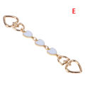 Bag Extension Chain Crossbody Purse Heart-shaped Chain Strap Handbag Hanging Buckle DIY Chain Charm Shoulder Bag Accessories. 