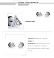 mens 925 boys hikaw allergic cool mens pierced titanium qingwen men's steel triangle screws men's suit stainless steel earrings low iareng men's kpop round dried silver earrings specials. 