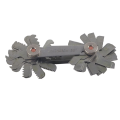 Metric Thread Gauge, 60 and 55 Degree, Screw Pitch Measuring Instrument, Thread Plug Gage Tool B. 