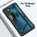 Poco M3 Pro 5G /Redmi Note 10 5G /Note 10T 5G Cover (Same Size-Lcd Display Model) Clear Transparent Bumper Black Cover Case -Non Yellowing. 