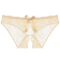Women's Lingerie Panties Open Back Knickers Lace Underwear Crotchless Panties See Through Underpants Sleepwear. 