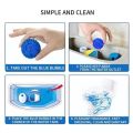 10 Pcs Automatic Bleach Toilet Bowl Cleaner Stain Remover Blue Tab Tablet Flush Deodorizes. 