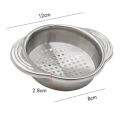 Oufeiton Food Strainer Stainless Steel Tuna Strainer with Handle Dishwasher Safe Colander for Canning 2pcs Set Buyers' Choice Canning Strainer. 