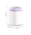 3L Large Capacity Cool Mist Humidifier Three Nozzles Multicolor Light Auto Shut Of. 