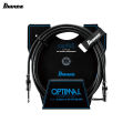 Ibanez Guitar Cable NS10L Straight to Right Angle Instrument Cable. 