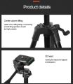 3366 Professional Tripod, Lightweight Tripod For Camera And Mobile Phone, Made Of Aluminium Alloy. 