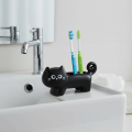 Creative 3 Holes Electric Toothbrush Stand Cartoon Cat Ceramics Toothbrush Base Waterproof Durable Toothbrush Storage Rack Home Use. 