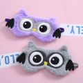 【Hot New Release】Plush Cute Owl Eye Mask Lightproof Sleeping Eye Patch Fashion Personality Cartoon Eye Mask For Student Boys girl To Sleep Better. 