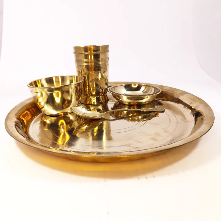 Bronze%20Plate%20Set%2028cm%20Chares%20Thaal%20Set%20Kansha%20Thali%20Sett%20kasa%20Thal%20set%20Thakali%20Khana%20Set%20-%20Image%204