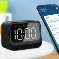 Multifunctional Digital Display Bluetooth Speaker Mini Stereo Sound Alarm Clock Portable Music Player Bedroom. 