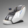 Real Relax 3D Massage Chair, Full Body Zero Gravity Recliner with SL Track, Yoga Stretching, Foot Rollers, Bluetooth, Heating, Black. 