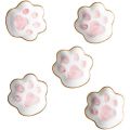 Cat Paw Shape Taste Dish Cute Japanese Style Ceramic/Porcelain Dip Dishes Soy Sauce Dish For Soy Sauce Vinegar Mustard. 