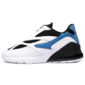 Bacca Bucci Urban Retro White/Sky Blue Sneakers for Men. 
