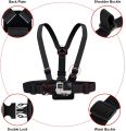 Chest Mount Harness Elastic Camera Vest Strap With 3 Way Adjustment. 