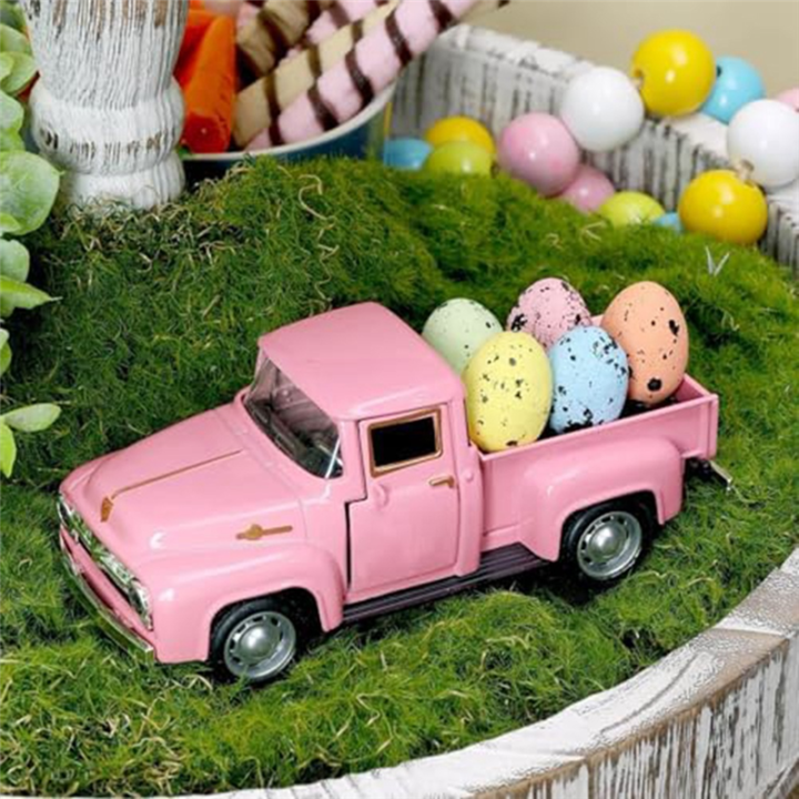 Easter%20Truck%20Vintage%20Truck%20Farmhouse%20Truck%20with%20Eggs%20Metal%20Antique%20Truck%20Decor%20Vintage%20Farmhouse%20Truck%20Spring%20Handmade%20Easter%20Decorations%20-%20Image%204