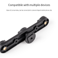 OYPFXMI 1/4 Screw Hole Cold Shoe Bracket Vlog Expansion Bracket 3 Hot Shoe Adapter ,for Camera Tripod Cell Phone Clip. 