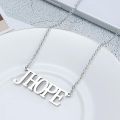 ANX German Silver Bts Members Pendant For Women/ Kpop Fans/ For Bts. 