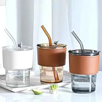 Slub%20Glass%20Coffee%20Mug%20with%20Straw%20Green%20Tea%20Sipper%20Tumbler%20Mug%20with%20Lid%20-%20Pack%20of%201-%20Travel%20Mug,Drinking%20Glass,Glass%20Sipper,Mason%20Jar,Can%20Sipper,Milk%20Mug,Juice%20Cup%20.%20-%20Image%202