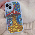HOT Weird Trippy Mushroom Psychedelic Art Phone Case Hard Leather For iPhone 15 14 13 12 Mini 11 14 Pro Max Xs X Xr Plus Fundas. 