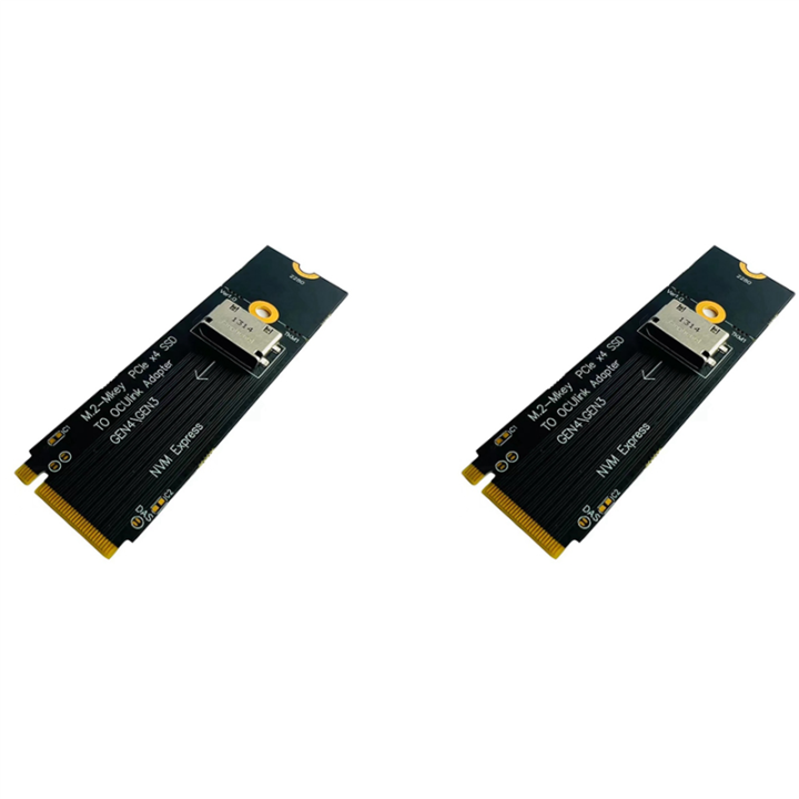 U8612 2X M.2 NVME to U.2 Oculink SFF-8612 Adapter PCI-E NGFF Multi-Function ...