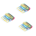 Super Large Paper Clips Vinyl Coated, 90 Pack 4 Inch Assorted Color Jumbo Paper Clip Holder, (10 cm). 