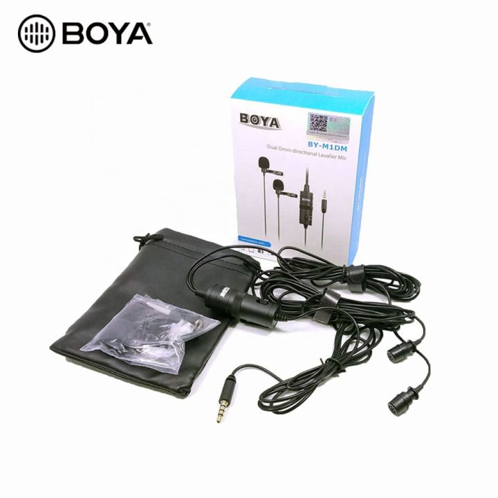BoyaBY-M1DM%20Dual%20Omni-directional%20Lavalier%20Mic%20-%20Image%202